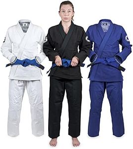 Gold BJJ Foundation Women's Gi - Jiu Jitsu Gi for Women - IBJJF Competition Legal Womens BJJ Gi (Black, F2)
