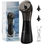 Ear Wax Removal, VINIPO Ear Cleaner Ear Wax Remover Electric Rechargeable Ear Wax Removal Kit Ear Irrigation System with Cleaning and Sewage Tank and 4 Clean Mode Ear Flushing Kit - Black