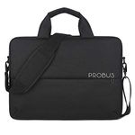 Probus Dual Tone Laptop Slim Sleeve Bag for 13.3 Inch Laptop/MacBook/Chromebook - Black