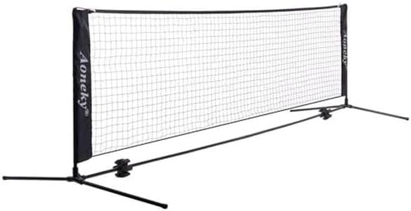 Aoneky 6.8 Feet Soccer Tennis Net - Mini Portable Soccer Volley Net