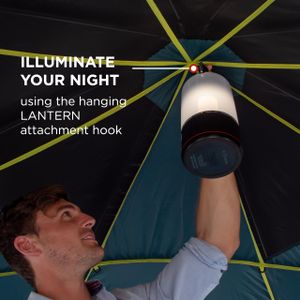 Coleman Octagon Blackout Dome Tent – 6-8 Person Waterproof Family Camping
