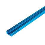 POWERTEC 71067 48 Inch Double-Cut Profile Universal T-Track with Predrilled Mounting Holes, 1PK, T Track for Woodworking Jigs and Fixtures, Drill Press Table, Router Table, Workbench