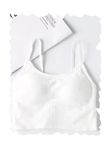 Acnos Cotton Women Sports Lightly Padded Bra Combo Bra White (Free Size Bra Fit Up To 28-30-32-34)