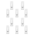 anchor by panasonic Penta 6 Ampere 240V 1-Way Switch Deluxe (Ip20) 38058, White - Pack Of 10