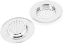 uxcell 65mm Dia Bath Water Drain Stopper Disposal Sink Basin Strainer 2 Pcs