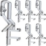 Hidden Channel Valance Clips 1-7/8inch 10pcs Clear Color for Faux and Real Wood Window Blinds Retainer Holder Clip for the valance with a Groove in the back