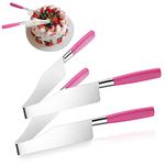 Cake Slicer Cutter 2 Pcs Stainless Steel Cake Server Professional Cake Cutter Tongs Baking Cake Slice Device Metal Pie Knife Cake Lifter Tools Desserts Pastry Bread Pizza Devider Slicer for Wedding