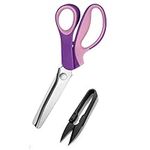 Pinking Shears by Astrophos - Zig-zag Scissor for Fabric Leather & Paper - Pinking Dressmaking Sewing Scissors AP-046-UK-D