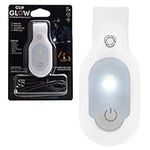 ClipGlow Rechargeable Night Light Nurse Nightshift Hands Free Lightweight Emergency Flashlight For Walking Running Pets Outdoors (White)