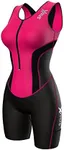 Sparx Women Triathlon Suit Tri Short Racing Cycling Swim Run (Medium, Pink)