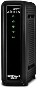 ARRIS (SBG10) - Cable Modem Router Combo - Fast DOCSIS 3.0 16 x 4 Gigabit & AC1600 WiFi, For Comcast Xfinity, Cox, Spectrum, 400 Mbps Max Internet Speeds