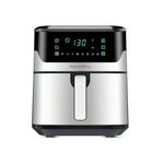 INALSA Air Fryer for Home 6.5L Capacity-1600 W with Digital Control and 8 Preset control|Quick Heat Circulation Variable Temp. Control, Baking,Grilling, Air Frying,Roasting up to 60 Min, 2 Yr Warranty