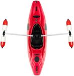MOQNISE Kayak Stabilizers 1 Pair Kayak Outrigger PVC Boat Kayak Canoe Stabilizer System for Most Kayaks and Canoes, Detachable Kayak Outriggers/Stabilizers System