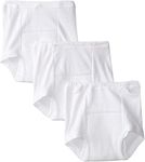 Gerber Unisex Baby Unisex Infant Toddler 3 Pack Potty Training Pants Underwear, White, 2T