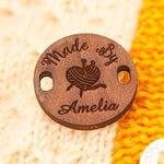 50 PCS Custom Wood Tags, Personaliz