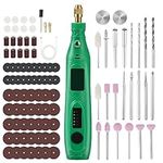 Handheld Mini Cordless Rotary Tool, 3.7V 5-Speed Li-ion Electric DIY Grinder Kit, with 105 Accessories, Rotary Tool Kit USB Rechargeable for Engraving, Cutting, Polishing, Cleaning, Craft Projects