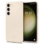 Spigen Thin FIt Back Cover Case Compatible with Galaxy S23 (TPU + Poly Carbonate | Pearled Ivory)