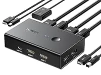 UGREEN KVM Switch 1 Monitor 2 Compu