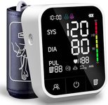 Blood Pressure Monitors, Upper Arm Blood Pressure Monitors for Home Use with BP Cuff LED Backlight Display Heart Rate Detection 2x99 Records