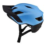 Troy Lee Designs Flowline Bicycle Helmet; Orbit Oasis Blue/Black XL/2X