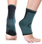 Ankle Brace (L) | Ankle Support Second Skin | Lightweight Breathable Ankle Support Brace for Injury Recovery and Sports | Anti Slip Ankle Stabiliser for Men and Women | Sprained Ankle Brace