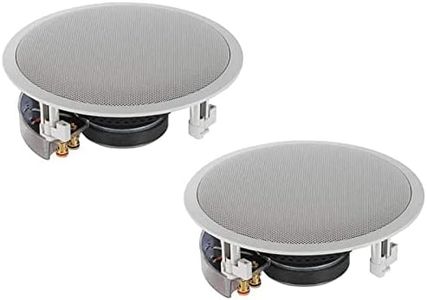 Yamaha NS-IW560C 8" 2-Way In-Ceiling Speaker System for Custom Installations (White)