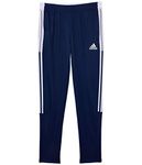 adidas girls Tiro Track Pants GCU Team Navy Blue/White Large