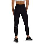 2XU Womens Force Mid-Rise Compression Tights with Flat-Wide Waistband for Training and Fitness Black/Nero