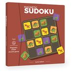 PELIKAS TOYZ Sudoku Puzzles for Kids 4 to 6 Years Old| Gift for Boys Girls| Educational Toys| Magnalogix Magnetic Children's Games | Sudoku Junior Dinosaur