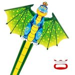 Flintronic Kites for Kids and Adults, Dinosaur Large Kites, Easy to Fly Kites with Long Tail & 100 meters Flying String, Kids Kite for Beach Camp Trip Outdoor Games - Easy to Carry & Assemble