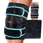 SuzziPad XL Knee Ice Pack for Injuries Reusable Gel Cold Pack with Cold Compress, Flexible Ice Pack Wrap for Knee Pain Relief, Tendonitis, Meniscus Tear, ACL, Swelling, Knee Surgery