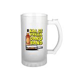 iKraft Printed Beer Mug with Handle Funny Quotes | Gift for Son, Dad, Brother, Husband, Friends - White 16oz [470ml]