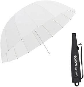 Godox UB-105D 41.3" 105cm Parabolic Deep White Studio Soft Light Umbrella Translucent Shoot Through Umbrella for Photography Video Studio Shooting Speedlite Flash Umbrella