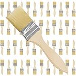 Kurtzy 2 Inch/5.08cm Chip Paint Brushes (48 Pack) - Professional Wooden Handle Paintbrush Set for Paint, Stains, Varnishes, Glues and Home DIY