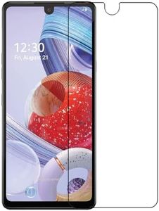 UPONEW [2 Pack Bubble Free HD High Clear Tempered Glass Screen Protector for LG Stylo 6 LG Stylo6 Q730 Clear