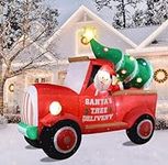 CESOF 7.5FT Red Truck Christmas Inf
