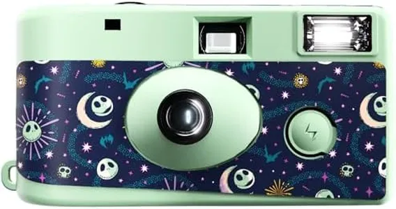 Disney Jack Skellington Disposable Camera with Flash – 20 Exposure Film – Jack Skellington Gifts for Women, Men and All Fans of Tim Burton’s The Nightmare Before Christmas