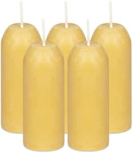 Original Pure Beeswax Lantern Candle - Set of 5, 12H Burn Time, 100% Pure Beeswax Candle, Indoor/Outdoor, Emergency Use