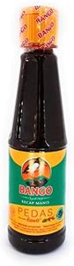 Kecap Manis Pedas Gurih (Hot Sweet Soy Sauce) - 4.56fl Oz (Pack of 3) by Bango