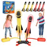 DejaNard Toys for 3-10 Year Old Boys, Rocket Toy Launcher for Kids Gifts for 4 5 6 Year Old Girls Boy Toys Age 3-9 Outdoor Toys Garden Toys Kids Toys Age 5 6 7 Outdoor Games for Kids