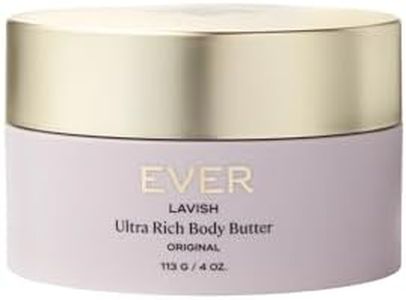 EVER Lavish Ultra Rich Body Butter – Antioxidant & Vitamin-Infused Deep Moisturizing Cream for Softer, Firmer, Youthful-Looking Skin, 4 oz