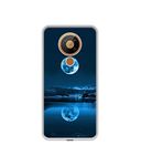 Casotec Moon Pattern Print Design Printed Silicon Soft TPU Back Case Cover for Nokia 5.3