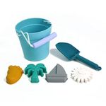 Sensory Junction Silicone Beach Toy Set: Eco-Friendly Fun for Kids – Bucket, Spade, and More for Toddler Adventures in Sand, Water, and Garden Play