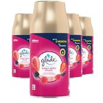 Glade Automatic Air Freshener Refills, Room Spray & Odour Eliminator, Bubbly Berry Splash, Pack of 4 (4 x 269 ml)