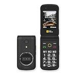 AGM M8 Security+ 4G Rugged Flip Phone, Large Button Cell Phones for Seniors, Secure Data, Waterproof/Drop-Proof, SOS Side Key, HAC, Fast Dialing, 104dB Powerful Speaker, Big Keyboard, Dual SIM Cards