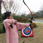 Kids Archery Recurve Bow Arrows Bow Set Toy Shooting Target Game