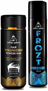 Urbangabru Hair Volumizing Powder Wax (10 GM) & Frozt Hair Spray (250 ML) - Hair Styling Combo Kit