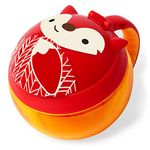 Skip Hop Zoo Snack Cup - Fox Bpa-Free, PVC-Free & Phthalate-Free with Capacity (222 Mlfox (Orange,Red)