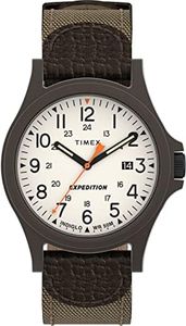 Timex Expedition Acadia - Reloj para hombre de correa de cuero de 40mm TW4B23700