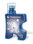 Clementoni 37044 200 ML, Jigsaw-Puzzle Accessories, Easy to Apply, Preserves Shine On Prints, Liquid Glue, with Sponge Head, Quick Drying, Made in Italy, Multilingual